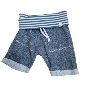 Lulu & Roo Blue Fold Waisted Shorts 18-24 Months